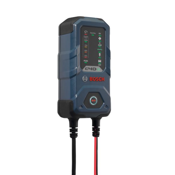 BOSCH C40 Li Akkumulátor töltő - 6 V/12 V 5 A