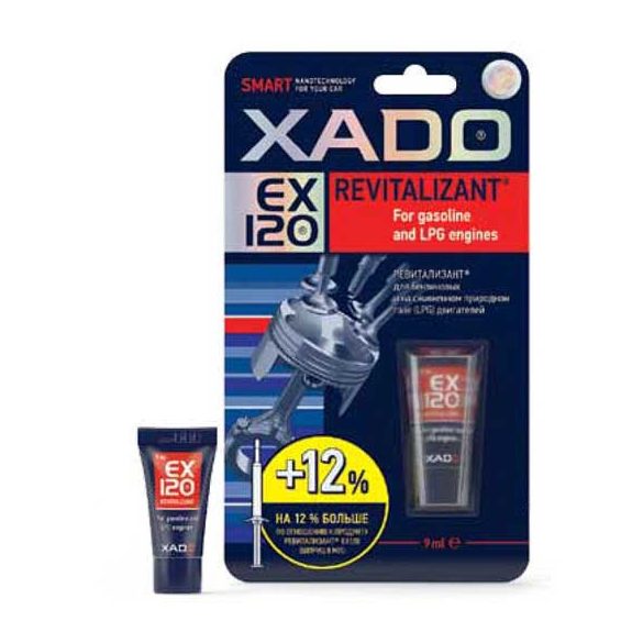 XADO EX120 kerámia-gél benzin motorokhoz 9 ml