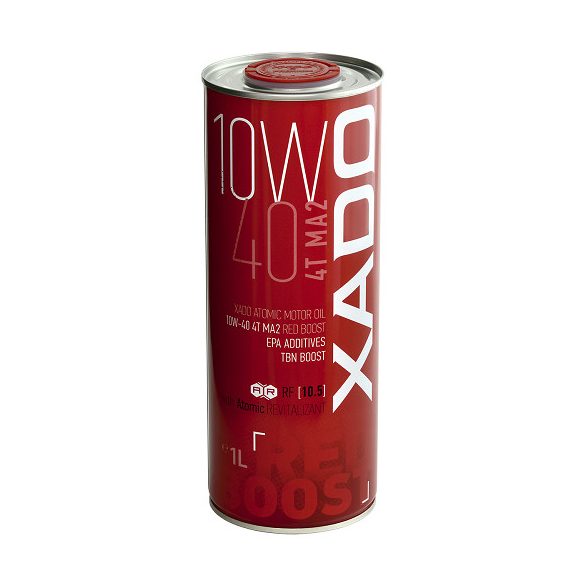 XADO 10W-40 4T MA RED BOOST motorkerékpár olaj 1 liter