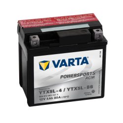 Varta - 12v 4ah - AGM motor akkumulátor - jobb+ * YTX5L-BS