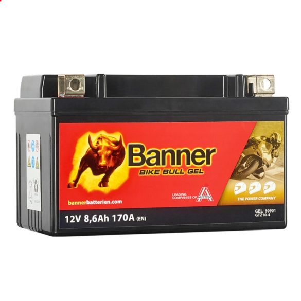 Banner Bike Bull Gel 12 V 9 Ah bal+ 175 A (YTZ10S) GTZ10-4