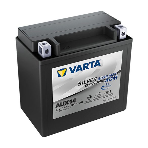 Varta Silver Dynamic Auxiliary AGM 12 V 13 Ah kiegészítő akkumulátor - bal+ YTX14 *AUX14