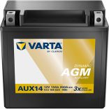 Varta Silver Dynamic Auxiliary AGM 12 V 13 Ah kiegészítő akkumulátor - bal+ YTX14 *AUX14