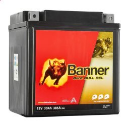 BANNER BIKE BULL GEL 12 V 30 Ah 385 A jobb +