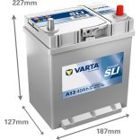 Varta Blue Dynamic 12 V 40 Ah 330 Jobb + (KIA PICANTO)