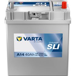   Varta Blue Dynamic  A14  12 V 40 Ah 330 A jobb + vékony sarus