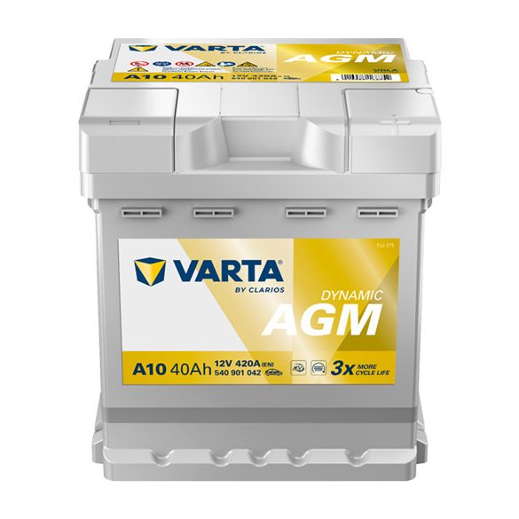 Varta Dynamic AGM  12 V 40 Ah 420A jobb +
