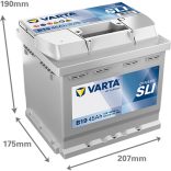 Varta Dynamic SLI 12 V 45 Ah 400 A jobb +