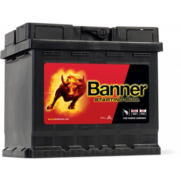 Banner Starting Bull 54559 12 V 45 Ah 400 A jobb + akkumulátor