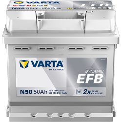Varta Dynamic EFB  N50  12 V 50 Ah 550 A jobb +