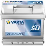 Varta  Dynamic SLI  C6  12 V 52 Ah 520 A jobb +