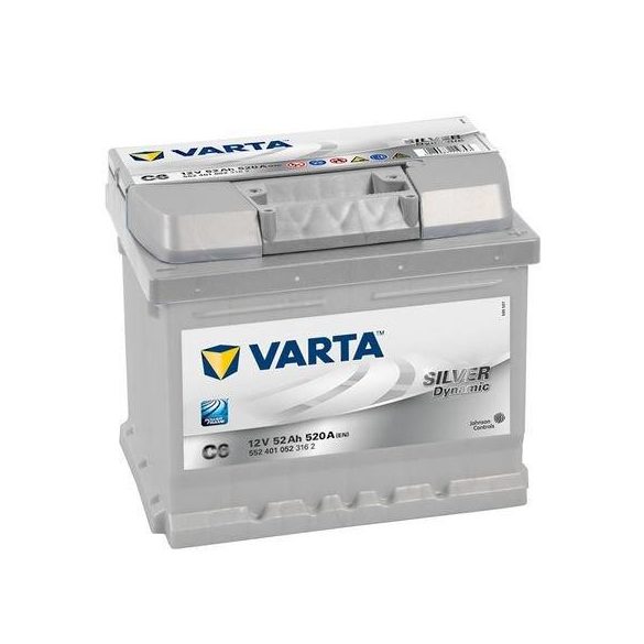 Varta  Dynamic SLI  C6  12 V 52 Ah 520 A jobb +