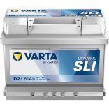 Varta Dynamic SLI - 12v 61ah - autó akkumulátor - jobb+ *alacsony