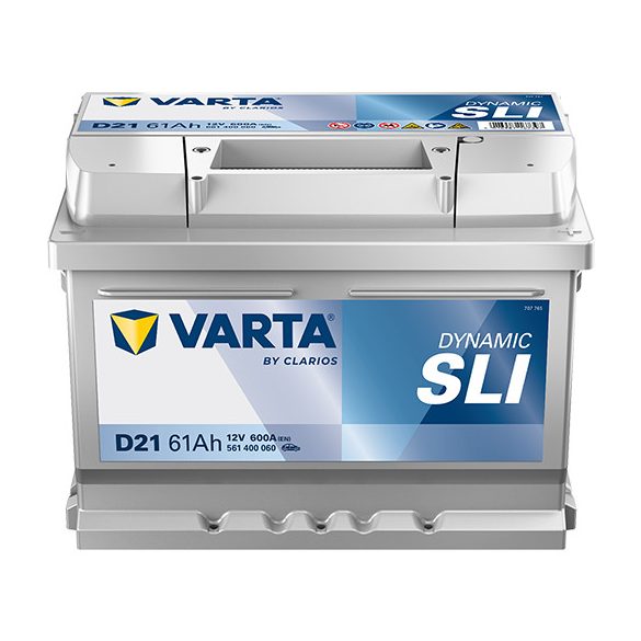 Varta Dynamic SLI - 12v 61ah - autó akkumulátor - jobb+ *alacsony
