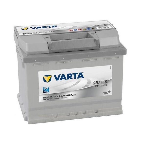 Varta Silver Dynamic 12 v 63 Ah 610 A bal+ 