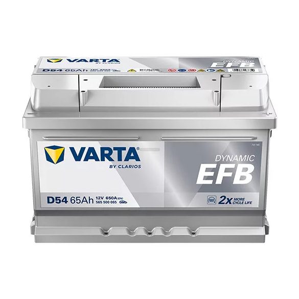 VARTA BLUE DYNAMIC EFB 12 V 65 Ah 650 A jobb +