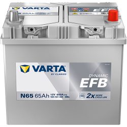  Varta Dynamic EFB  (Q85L) 12 V 65 Ah 650 A  jobb + Ázsia
