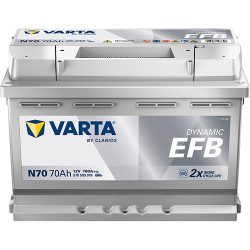 VARTA BLUE  DYNAMIC EFB 12 V 70 Ah 760 A jobb +
