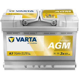 Varta Dynamic AGM A7 12 V 70 Ah 760 A jobb +