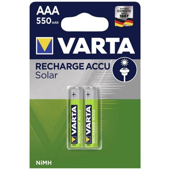 Elem akkumulátor AAA 550mAh 2db Solar Accu