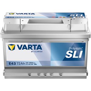 Varta Blue Dynamic E43 12 V 72 Ah 680 A jobb +