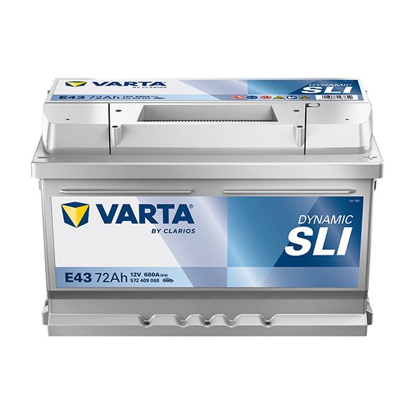 Varta Blue Dynamic E43 12 V 72 Ah 680 A jobb +