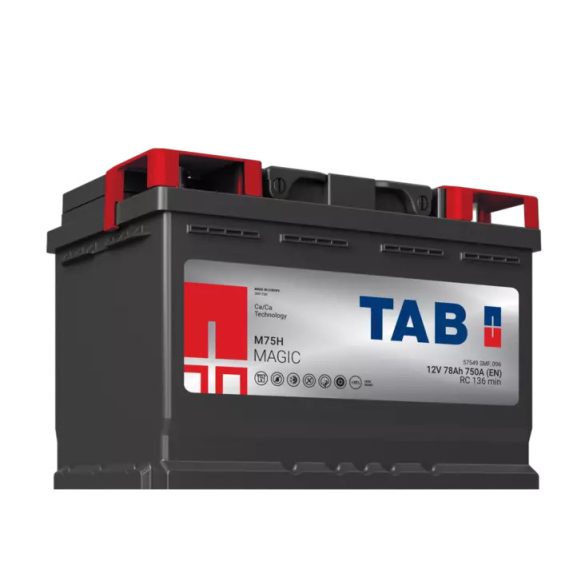 TAB MAGIC 12 V 78 Ah 750 A jobb +