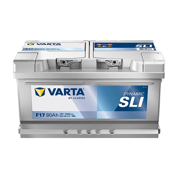 Varta Dynamic SLI 12 V 80 Ah 740 A jobb+ alacsony házas