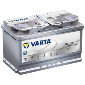 VARTA SILVER DYNAMIC AGM A6 12 V 80 Ah 800 A jobb + 