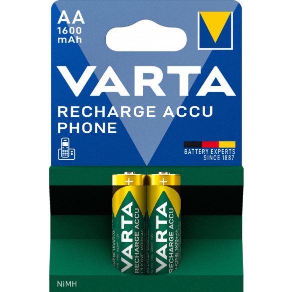 Elem akkumulátor AA 1600mAh 2db PHONE