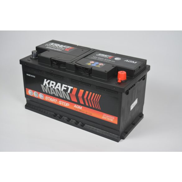 KRAFTMANN AGM 12 V 95 Ah 810 A jobb +