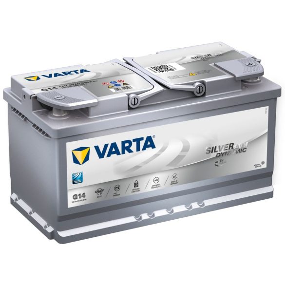 VARTA Silver Dynamic AGM  A5  12 V 95 Ah 850 A jobb + 