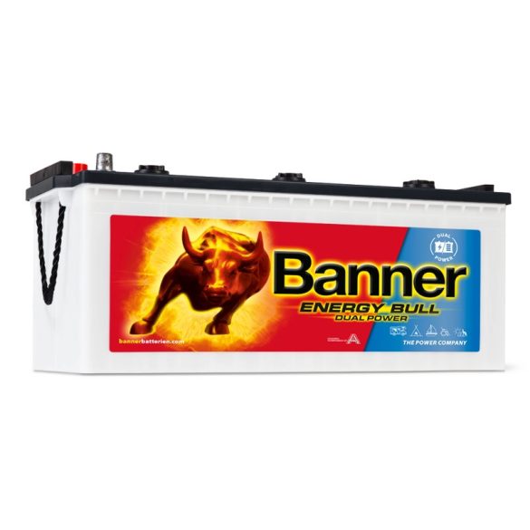 Banner Energy Bull Dual Power munka akkumulátor 12 V 190 Ah Bal+