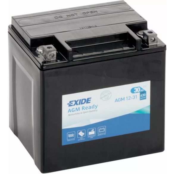 EXIDE BIKE AGM 12-31 12 V 30 Ah 430 A jobb +
