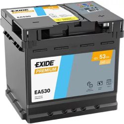 Exide Premium EA530 12 V 53 Ah 540 A jobb+ 