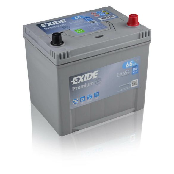 Exide Premium 12 V 65 Ah 580 A jobb+ 
