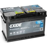 EXIDE PREMIUM EA722 12 V 72 Ah 720 A jobb+