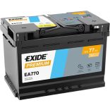 Exide Premium EA770 12 V 77 Ah 760 A jobb+