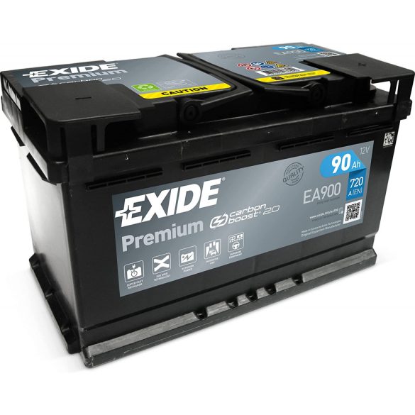 Exide Premium 12 V 90 Ah 720 A jobb + EA900 Toyota Avensis 2.2 diesel