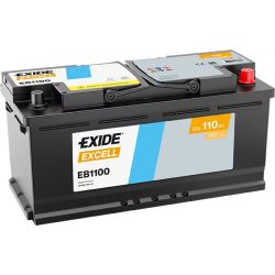 EXIDE EXCELL  AUDI 12 V 110  Ah 850 A jobb +
