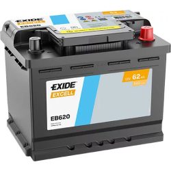 Exide Excell 12 V 62 Ah 540 A jobb +