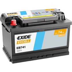 Exide  Excell  12 V 74 Ah 680 A bal +