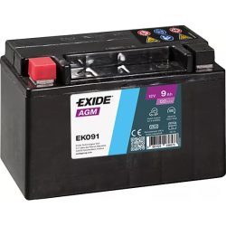 EXIDE AGM 12 V 9 Ah  120 A bal +