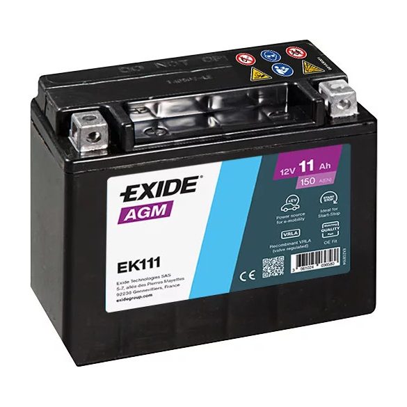 EXIDE AUXILIARY START-STOP 12 V 11 Ah 150 A