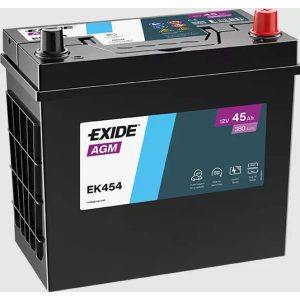 EXIDE  AGM 12 V 45 Ah 380 A jobb  + (Mitsubishi Outlander)