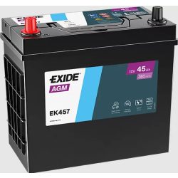 EXIDE AGM 12 V 45 Ah 380 A jobb + (TOYOTA PRIUS,TOYOTA RAV4)