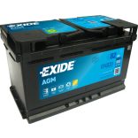 Exide AGM EK820 START-STOP akkumulátor 12 V 82 Ah 800 A jobb +