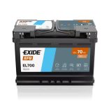 EXIDE EFB START-STOP akkumulátor 12 V 70 Ah 760 A jobb +