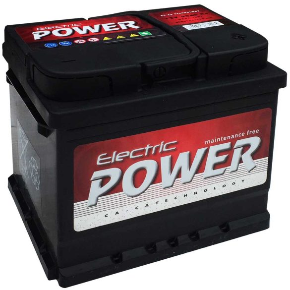 Electric Power 12 V 50 Ah 420 A jobb +