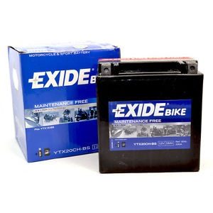 Exide Bike AGM  YTX20CH-BS 12 V 18 Ah 230 A bal +